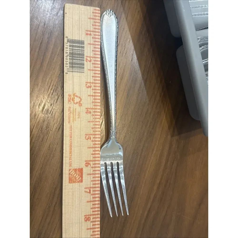 6 Hampton Silversmiths RACHELLE FROST Dinner Forks Stainless Steel 18/10 Korea
